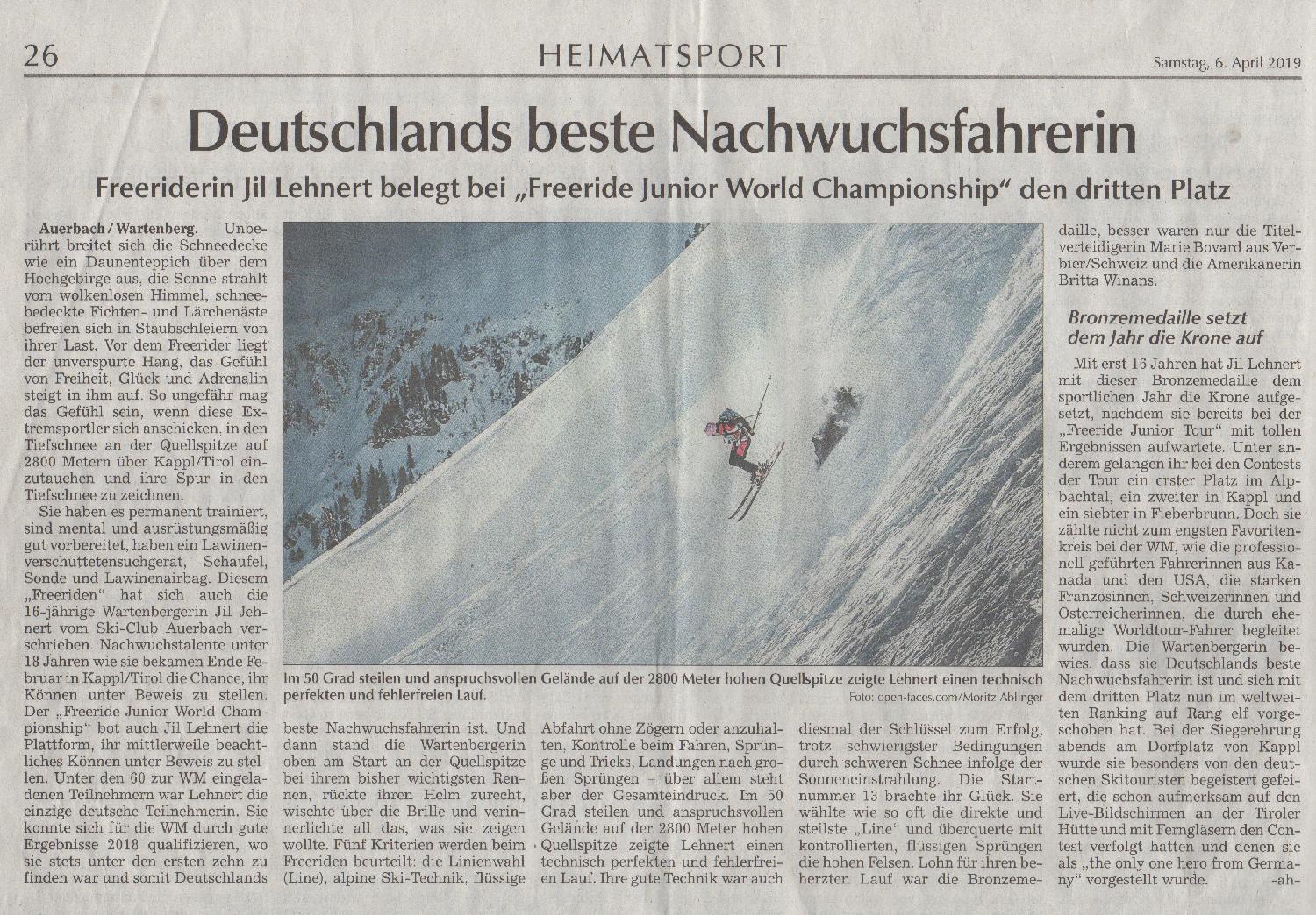 Deutschland beste Nachwuchsfahrerin